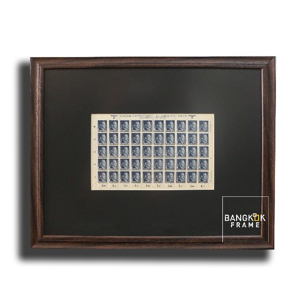 custom framing-stamp in frame-กรอบรูป-ร้านกรอบรูป-กรอบใส่สแตมป์